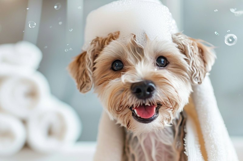 こだわりのシャンプーや豊富なオプションメニューで、愛犬の皮膚と被毛の健康をしっかりサポートいたします。